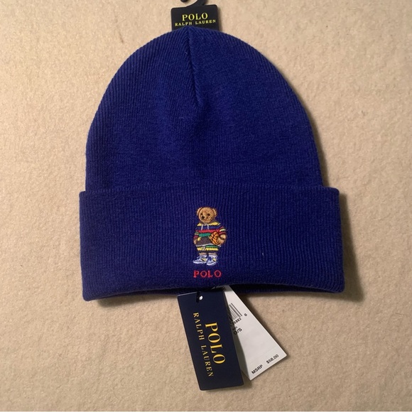 NWT Polo by Ralph Lauren Polo Bear beanie - Picture 1 of 2